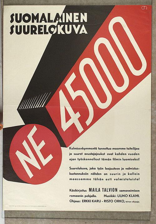 Ne 45000 1933 official movie poster