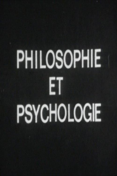 Philosophie et psychologie 1965 official movie poster