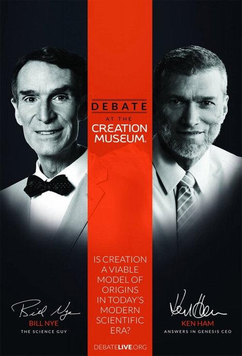 Uncensored Science: Bill Nye Debates Ken Ham 2014 official movie poster