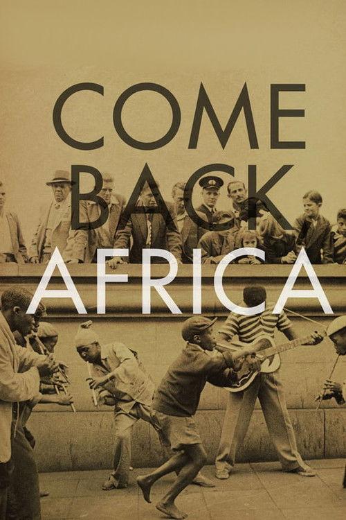 Come Back, Africa 1959 official movie poster