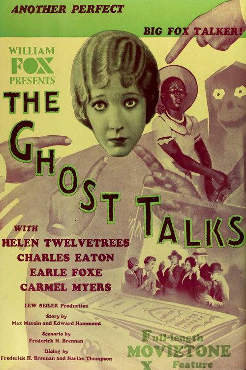 The Ghost Talks 1929 official movie poster