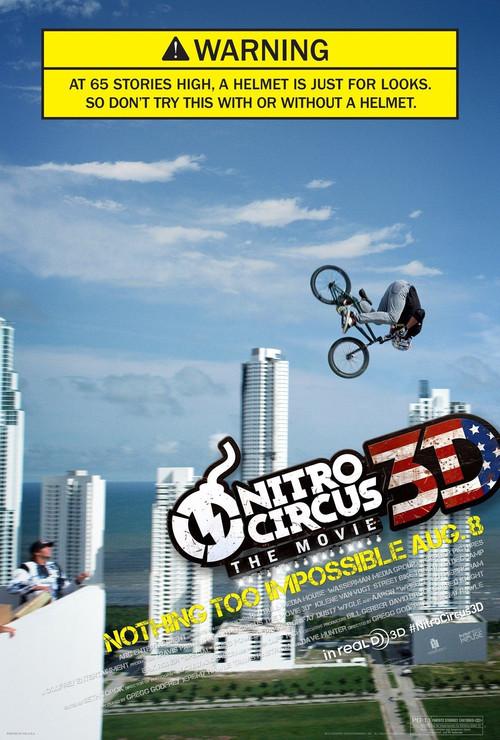 Nitro Circus 3D 2012 official movie poster