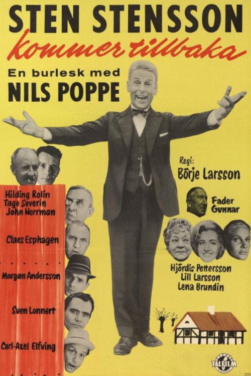 Sten Stensson kommer tillbaka 1963 official movie poster