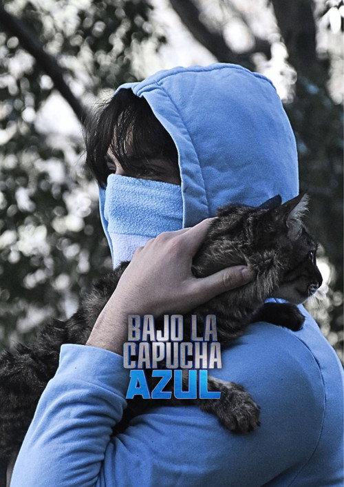 Bajo La Capucha Azul 2023 official movie poster