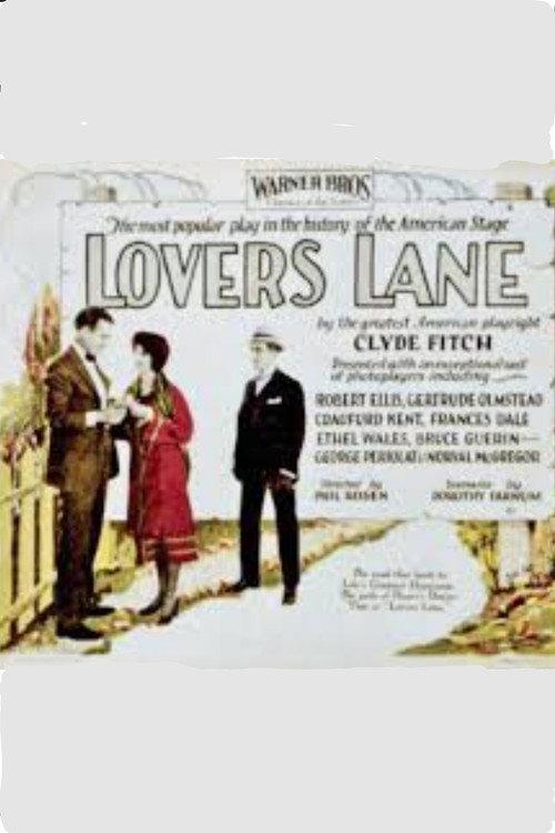Lovers' Lane 1924 official movie poster
