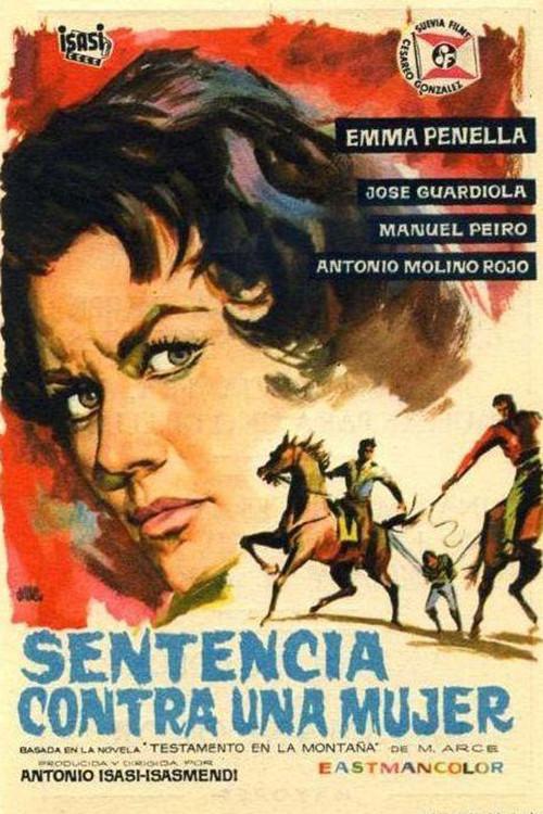 Sentencia contra una mujer 1960 official movie poster