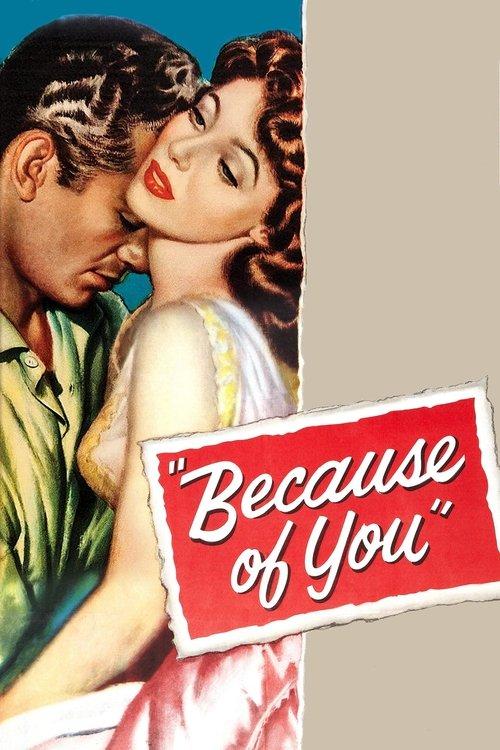 Because of You 1952 official movie poster
