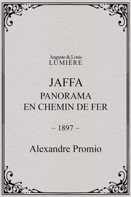 Jaffa : panorama en chemin de fer 1897 official movie poster