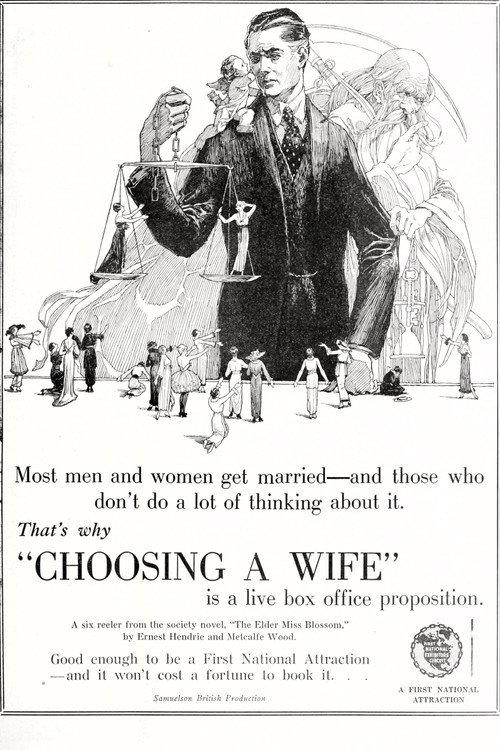 The Elder Miss Blossom 1918 official movie poster