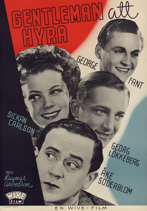 Gentleman att hyra 1940 official movie poster