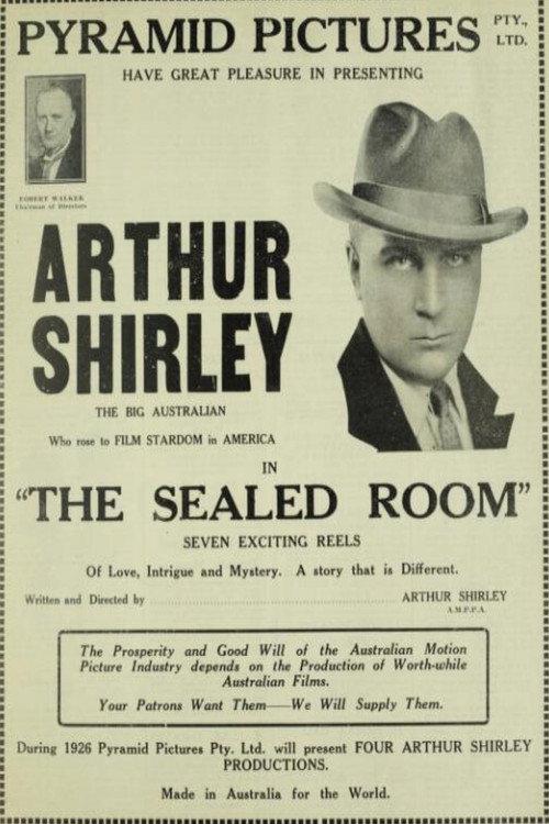 The Sealed Room 1926 official movie poster