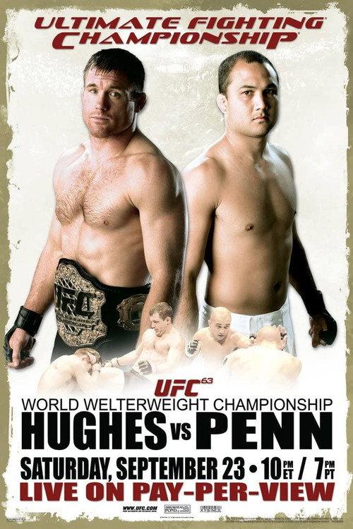 UFC 63: Hughes vs. Penn 2006 official movie poster