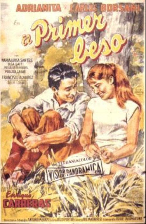 El primer beso 1958 official movie poster