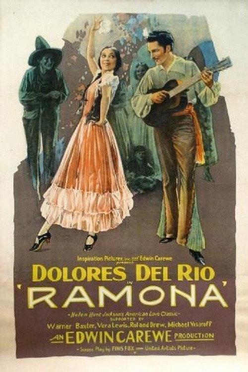 Ramona 1928 official movie poster