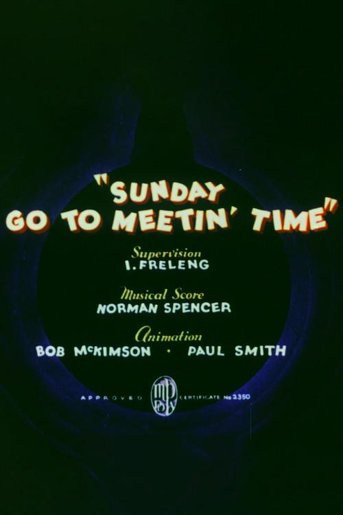 Sunday Go to Meetin' Time 1936 official movie poster