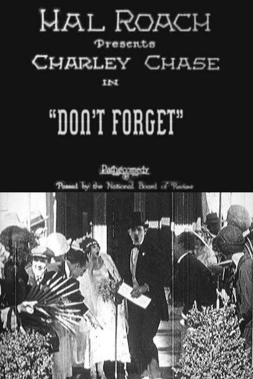 Don't Forget 1924 official movie poster