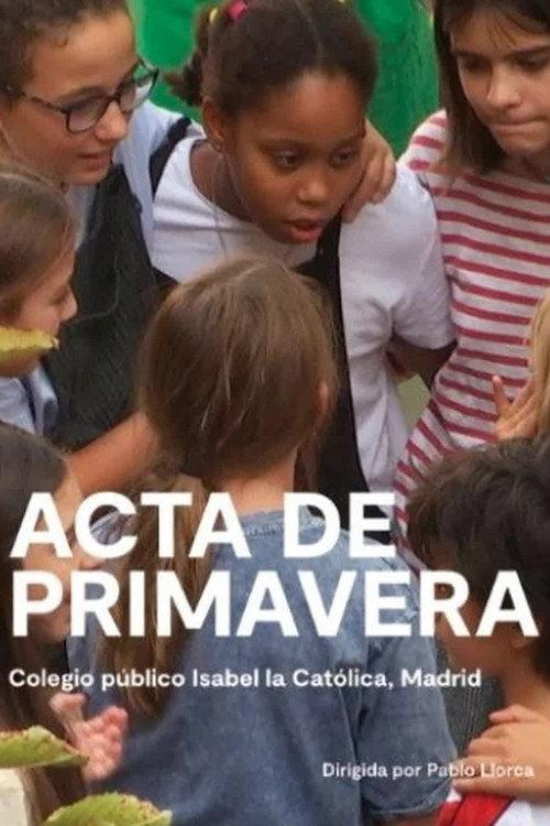 Acta de primavera 2026 official movie poster