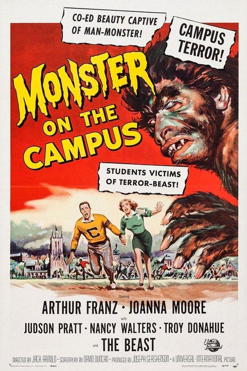 Monster on the Campus 1958 official movie poster