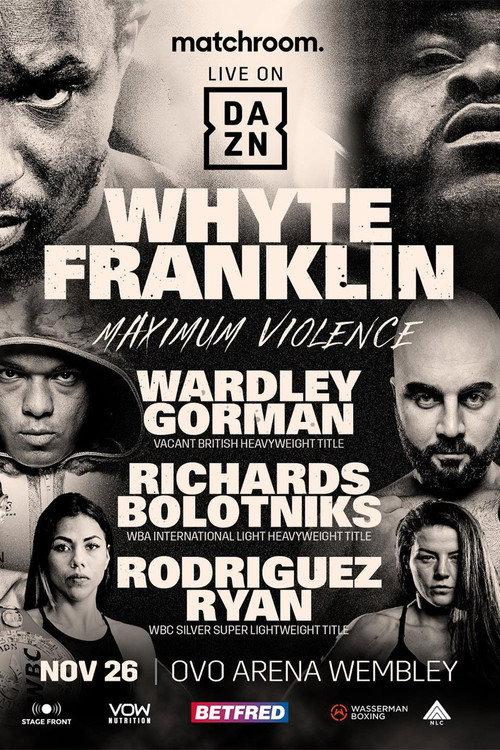 Dillian Whyte vs. Jermaine Franklin 2022 official movie poster