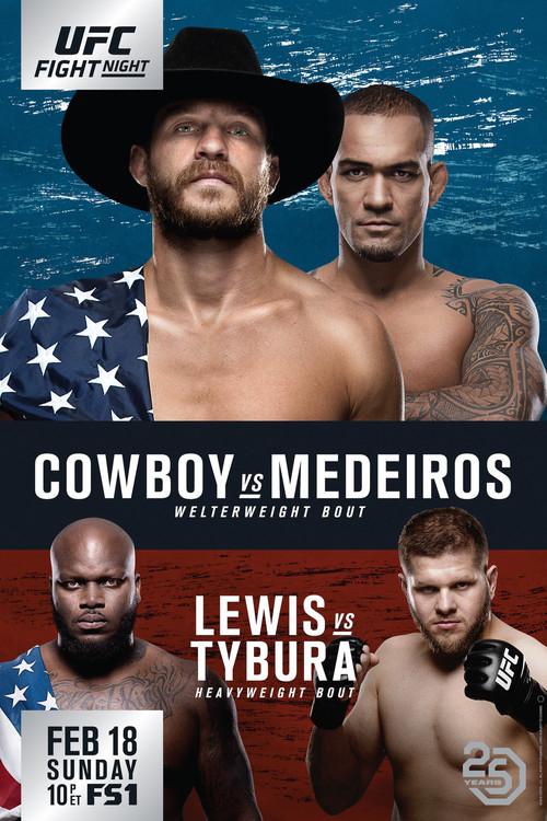 UFC Fight Night 126: Cowboy vs. Medeiros 2018 official movie poster