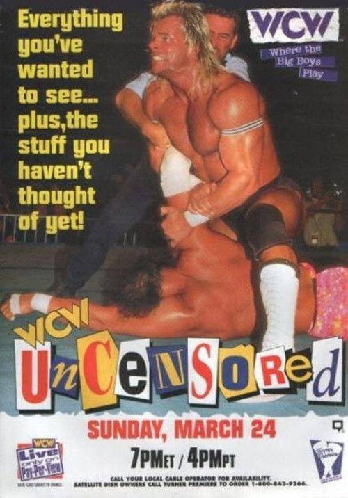 WCW Uncensored 1996 1996 official movie poster