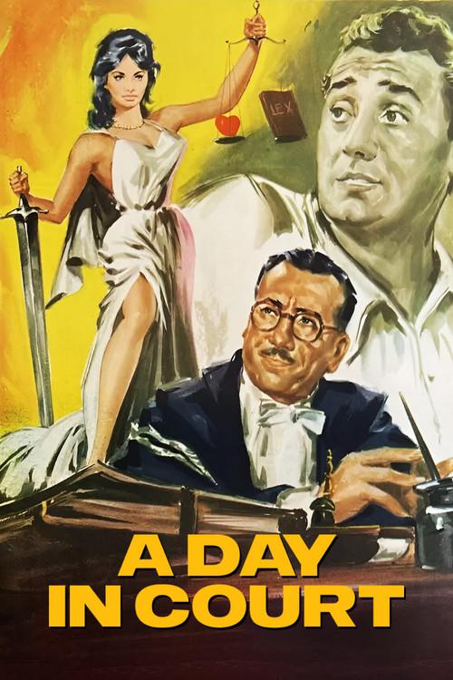 A Day in Court 1954 official movie poster