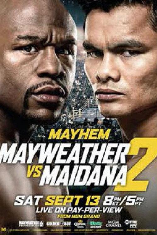 Floyd Mayweather Jr. vs. Marcos Maidana II 2014 official movie poster