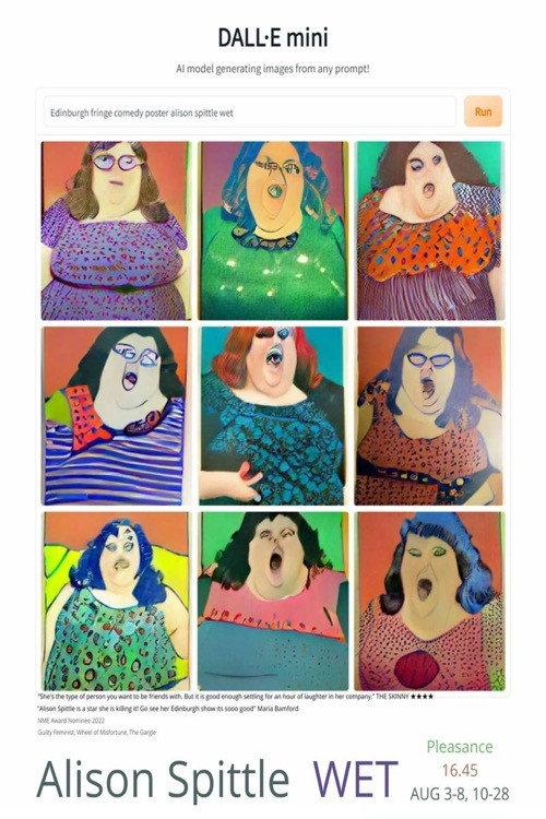 Alison Spittle: Wet 2023 official movie poster