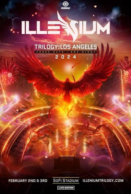 ILLENIUM Trilogy: Los Angeles 2024 official movie poster