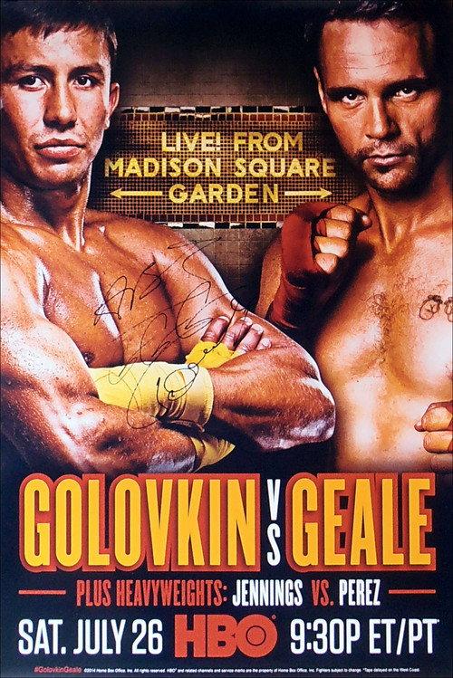 Gennady Golovkin vs. Daniel Geale 2014 official movie poster