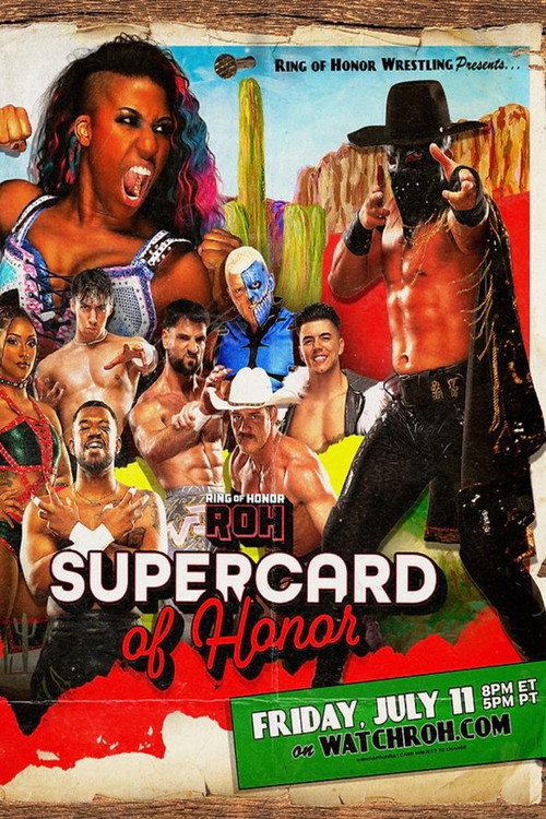 ROH Supercard of Honor 2025 2025 official movie poster