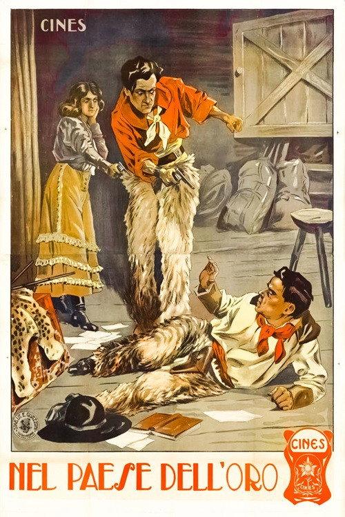 Nel paese dell'oro 1914 official movie poster