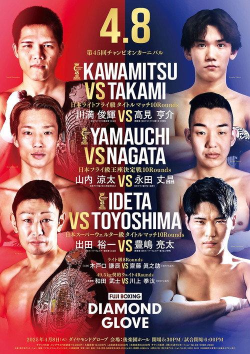 FUJI BOXING: Kawamitsu vs. Takami 2025 official movie poster