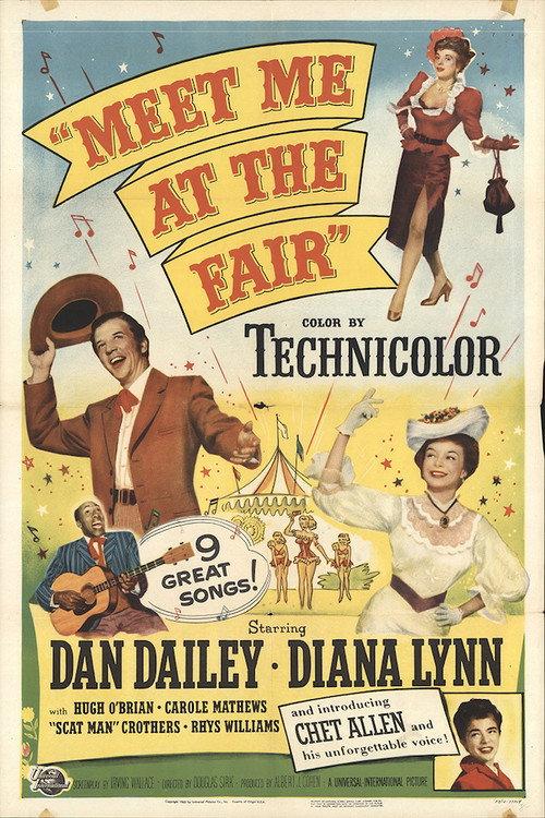 Meet Me at the Fair 1953 official movie poster