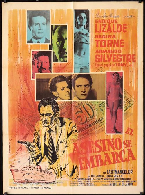 El asesino se embarca 1967 official movie poster