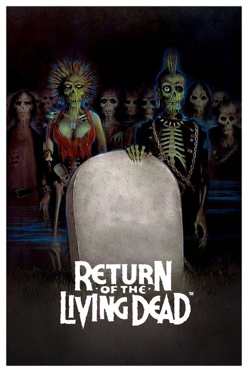 The Return of the Living Dead 1985 official movie poster