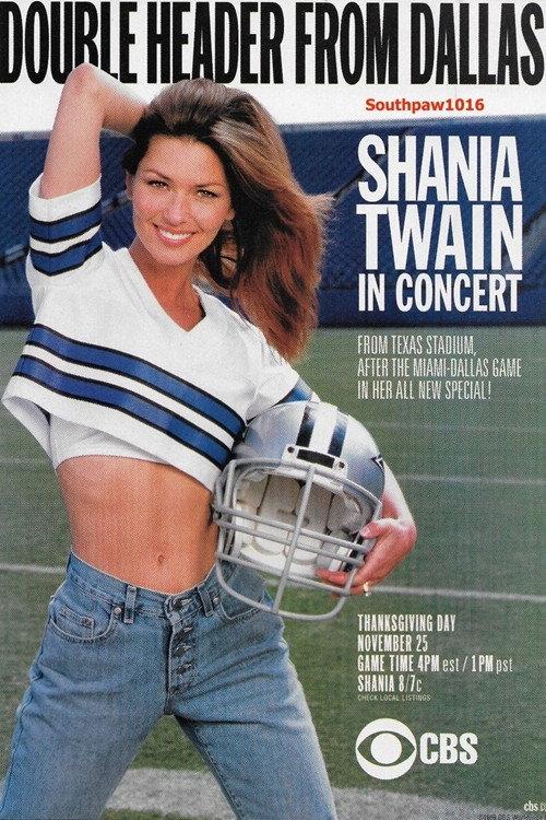 Shania Twain: Come On Over 1999 official movie poster