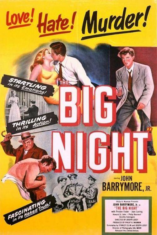 The Big Night 1951 official movie poster