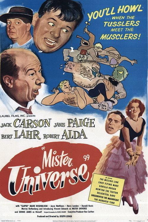 Mister Universe 1951 official movie poster
