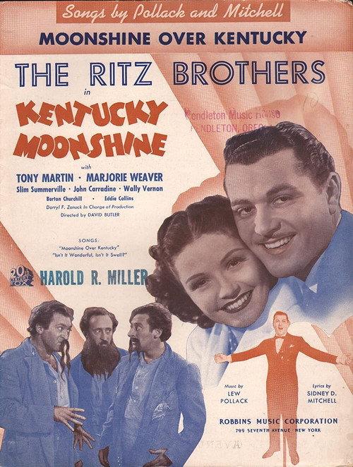 Kentucky Moonshine 1938 official movie poster