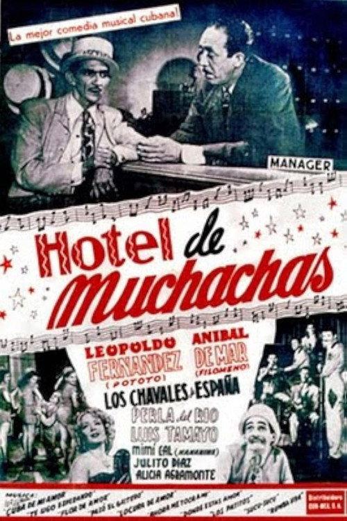Hotel de muchachas 1950 official movie poster
