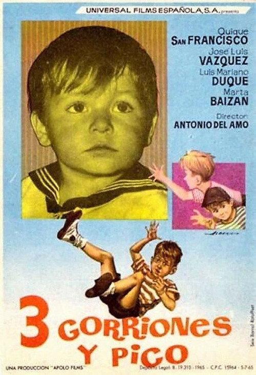 Tres gorriones y pico 1965 official movie poster