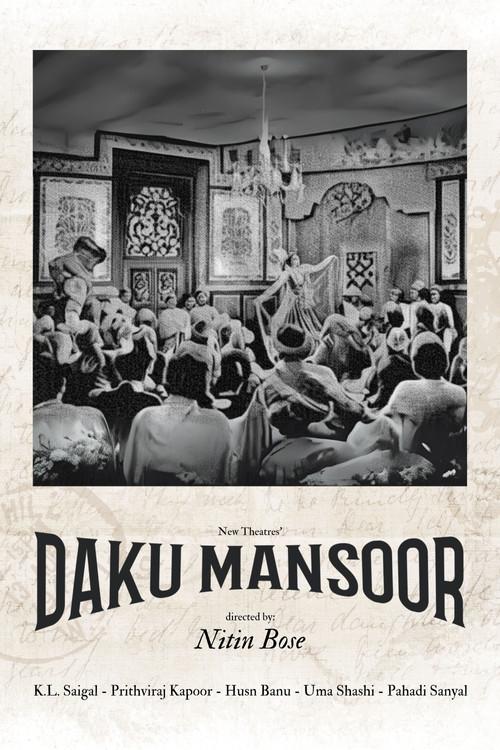 Daku Mansoor 1934 official movie poster