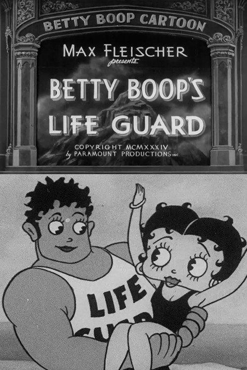 Betty Boop's Life Guard 1934 official movie poster