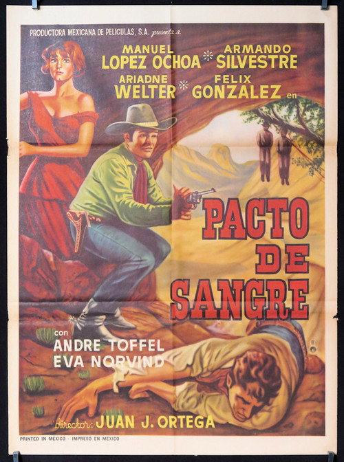 Pacto de sangre 1966 official movie poster