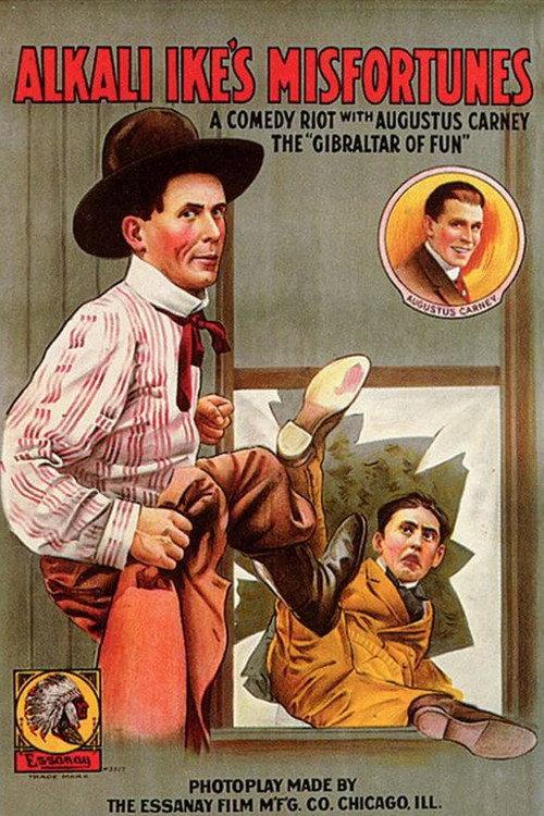Alkali Ike's Misfortunes 1913 official movie poster