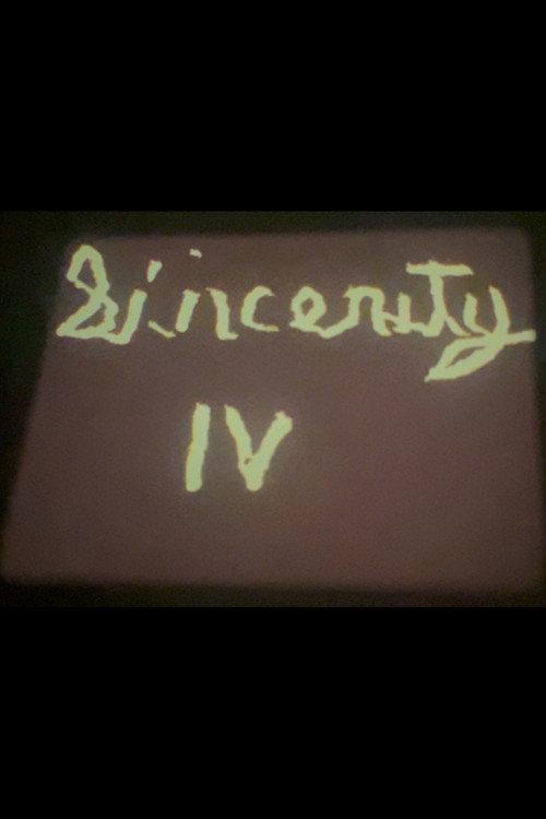 Sincerity IV 1979 official movie poster