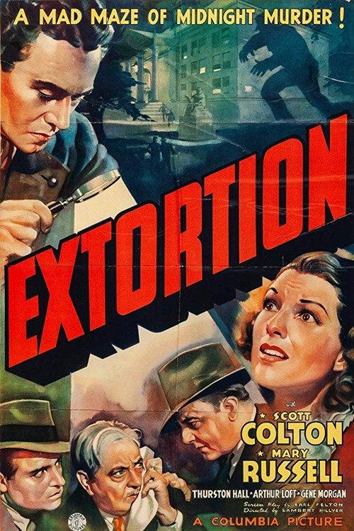 Extortion 1938 official movie poster