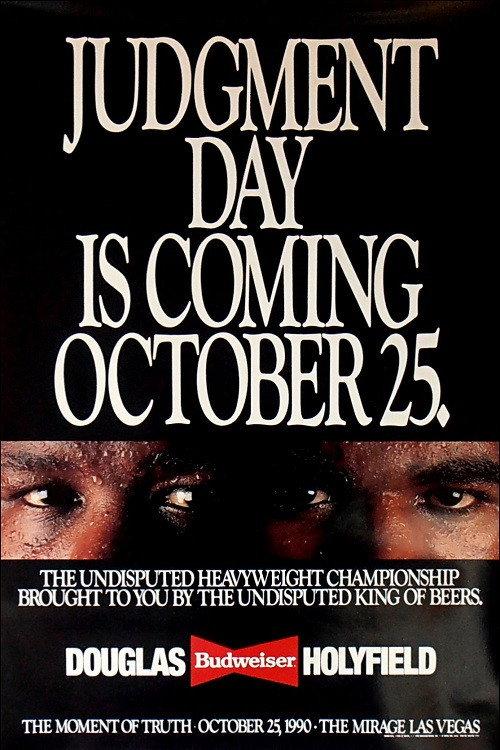 Evander Holyfield vs Buster Douglas 1990 official movie poster