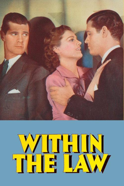 Within the Law 1939 official movie poster